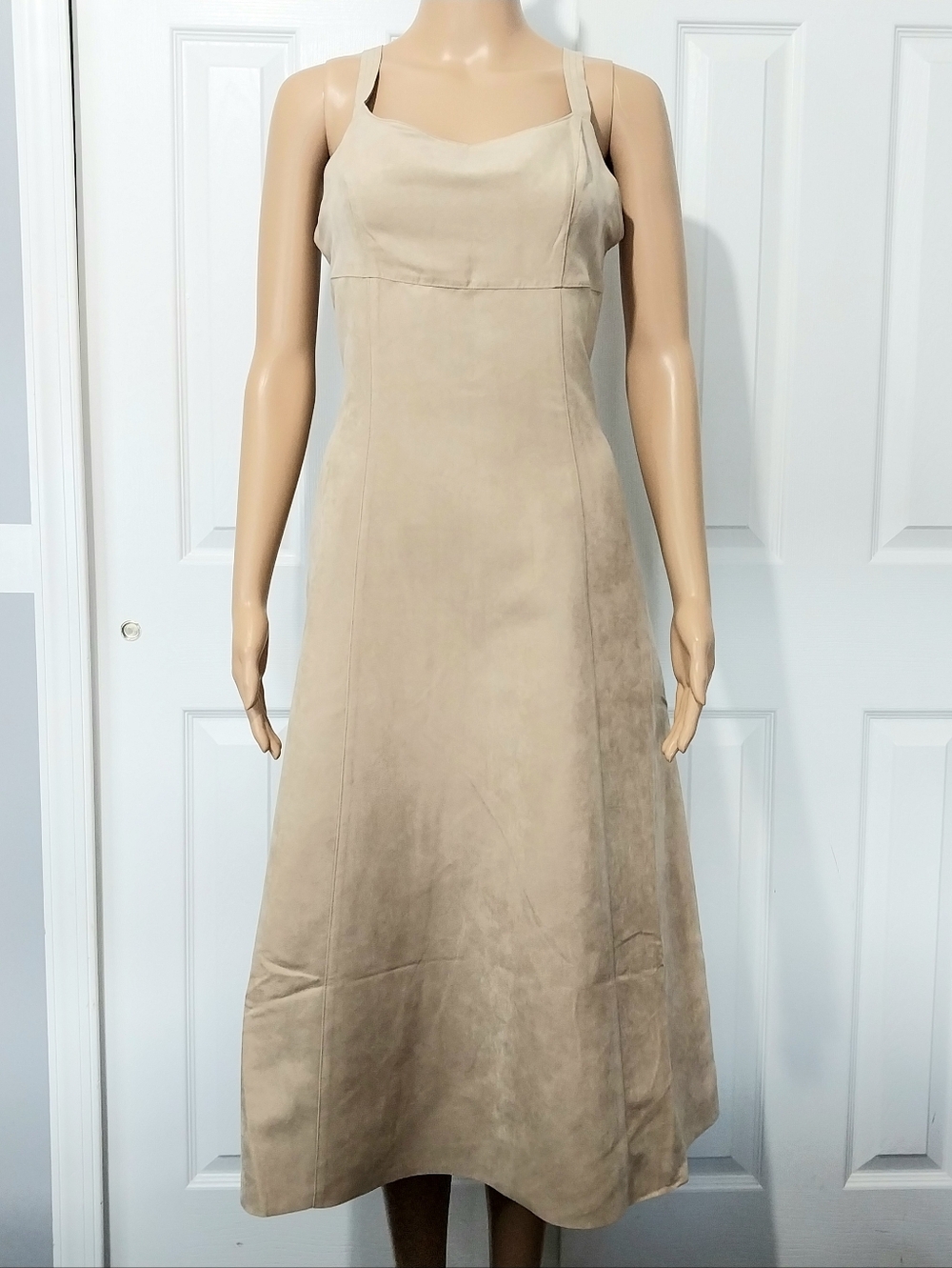 Banana Republic Factory Vegan Suede Midi Dress, NWT, Size 8 Tall